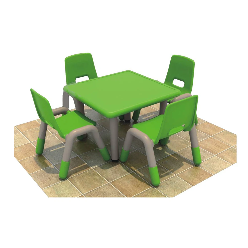 plastic study table and chair set