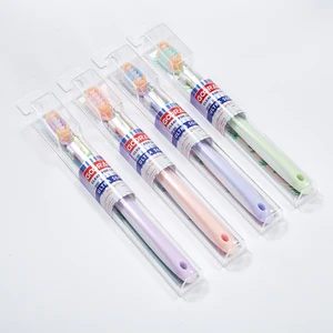 Chinese-Made Ultra Soft Nylon Bristle Toothbrush for Personal Care Disposable Home Use with Customized Packaging