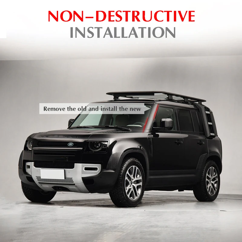 Factory Direct Price Exterior Accessories for Land Rover Defender L663 Glossy Black a Pillar Easy to Be Installed