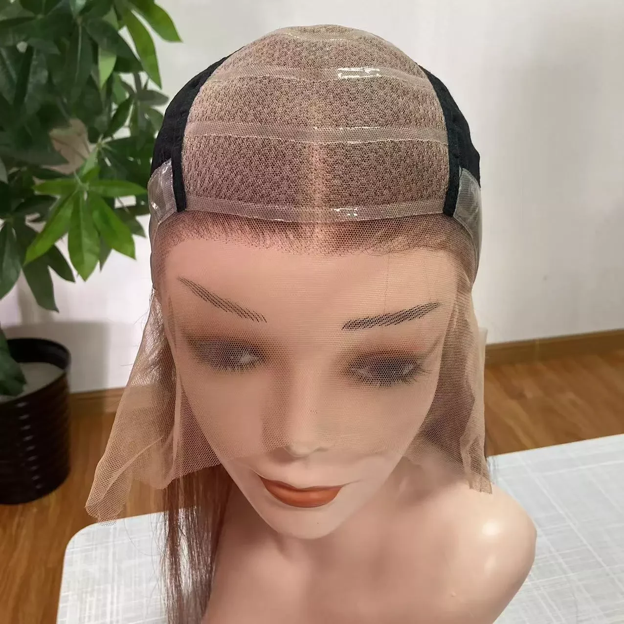 Glueless Silk Top Silicone Medical Wig Replacement European Human Hair