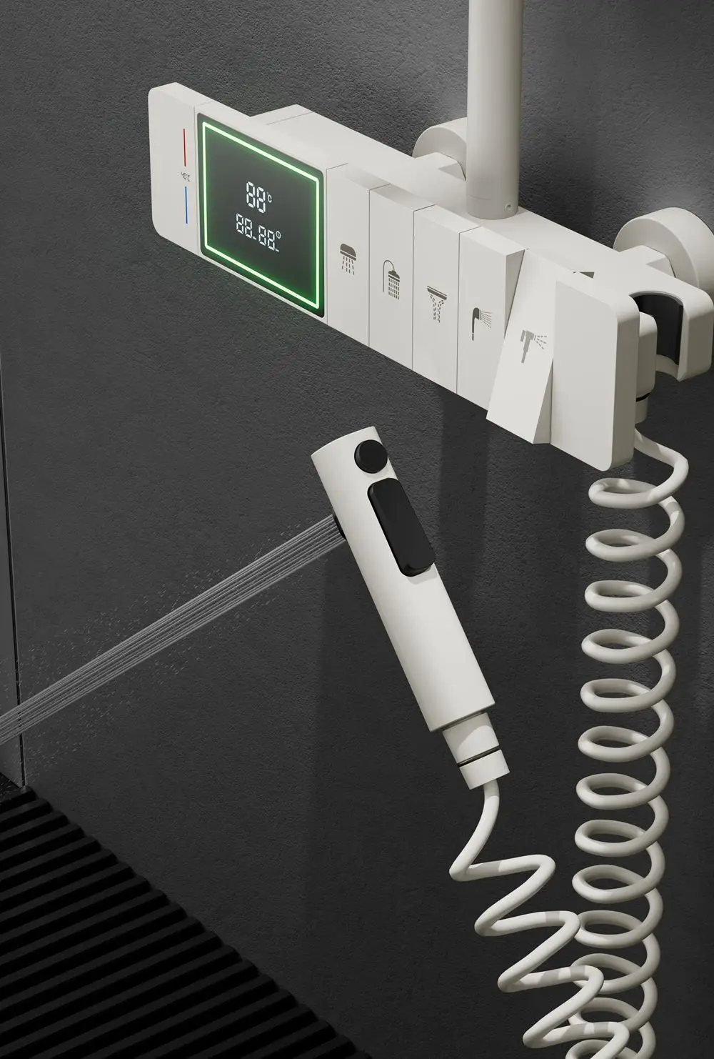 Heavy Duty Hot Cold Button Shower Faucets In China Buy Shower Faucets