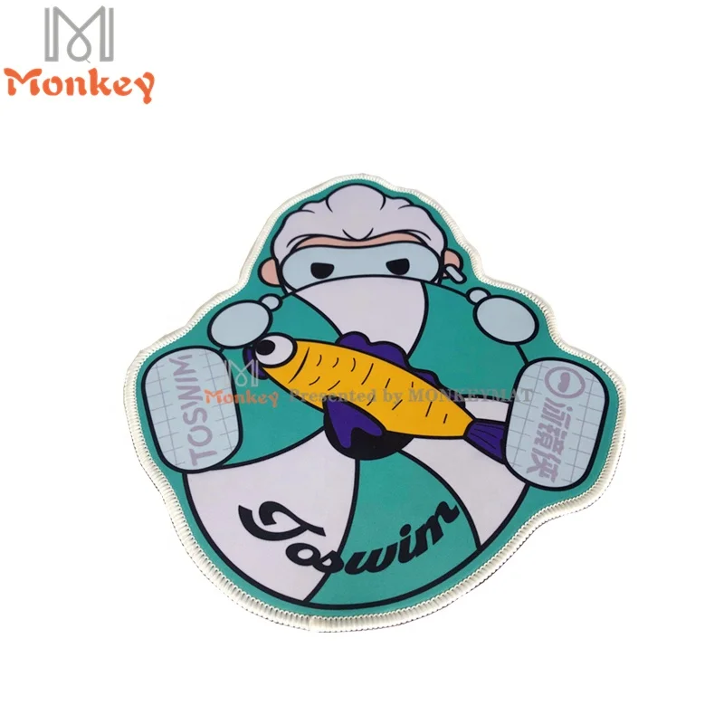 High Quality Factory Custom Shape 3D Printing Mouse Mat Die Cut Mouse Pad Round Mouse Pad