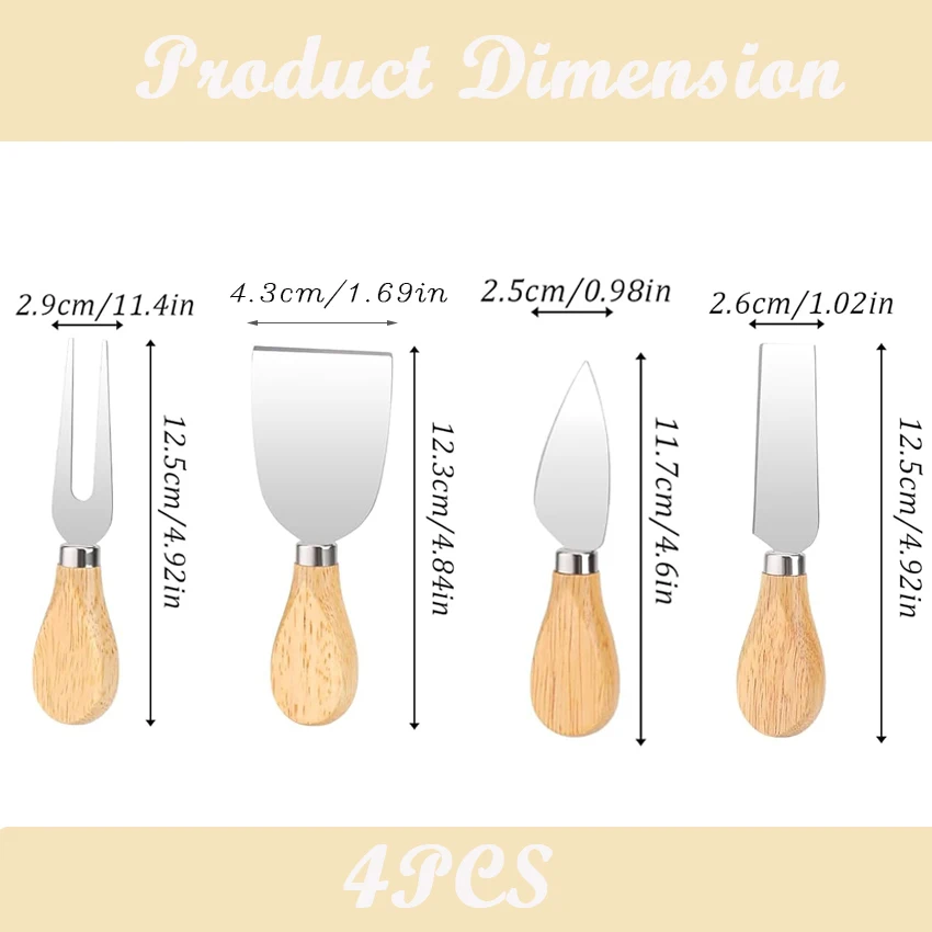 Factory Direct Butter Spreading Fork Stainless Steel Wooden Handle ...