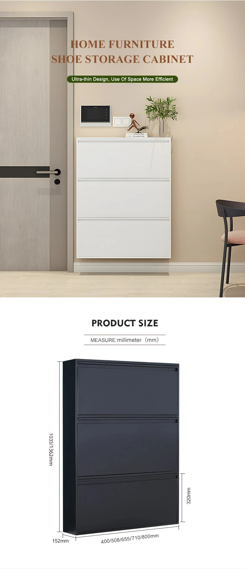 Modern Steel Shoe Rack Cabinet Storage Convertible For Living Room ...