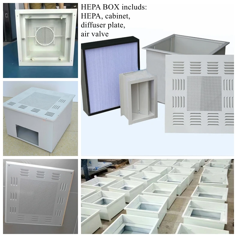 Clean Room Ceilling Terminal HEPA Filter Box