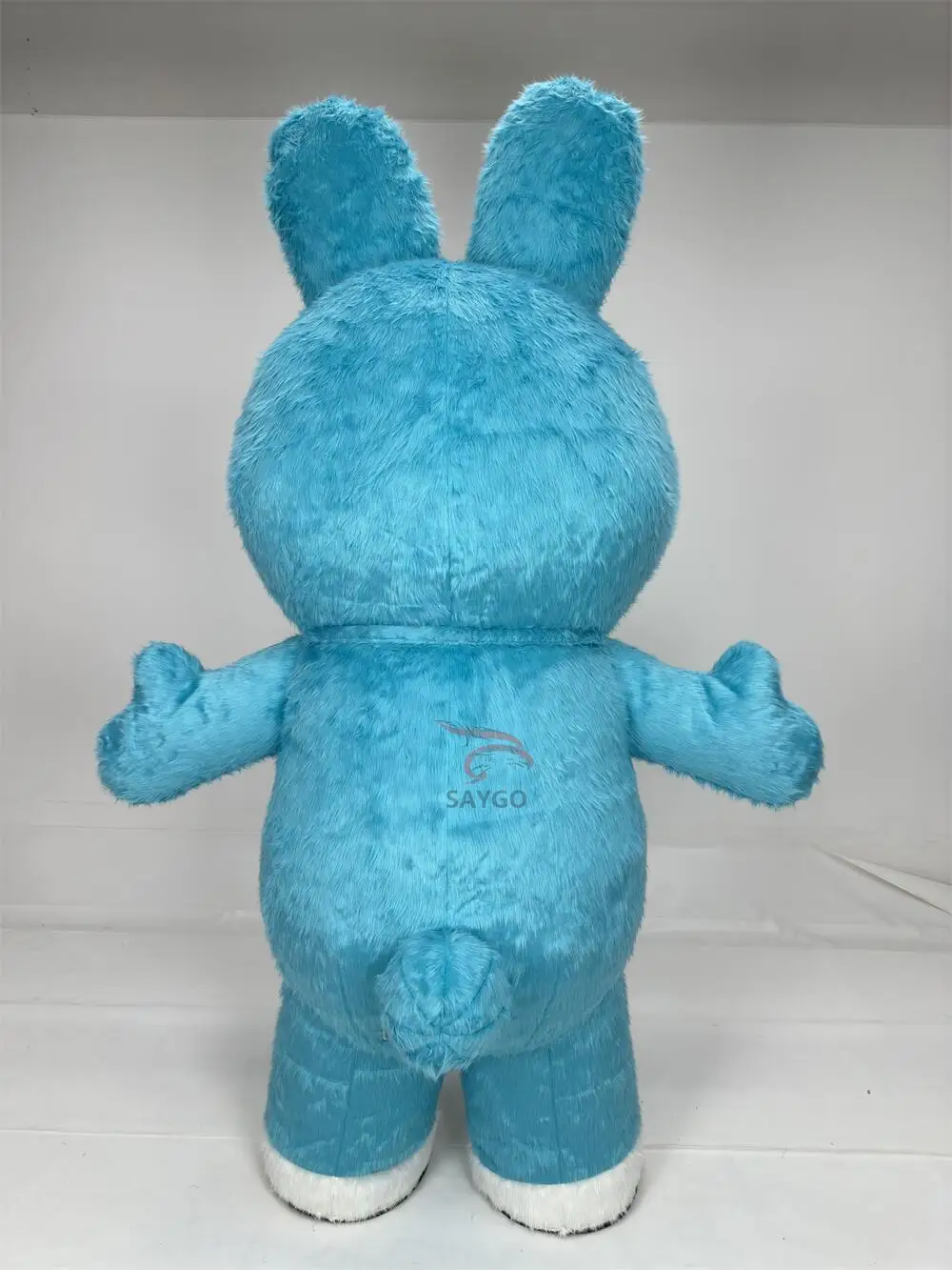 Custom 2m/2.6m High Advertising Inflatable Adult Bunny Suit Halloween Walking Mascot Costume Anime Rabbit Inflatable Costume