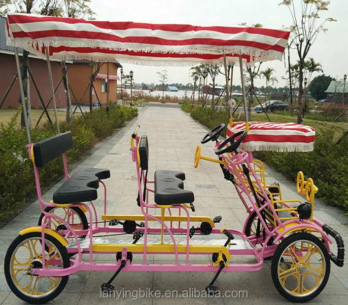 Alibaba Five Person Tandem Bike Park Seaside Rental Sightseeing