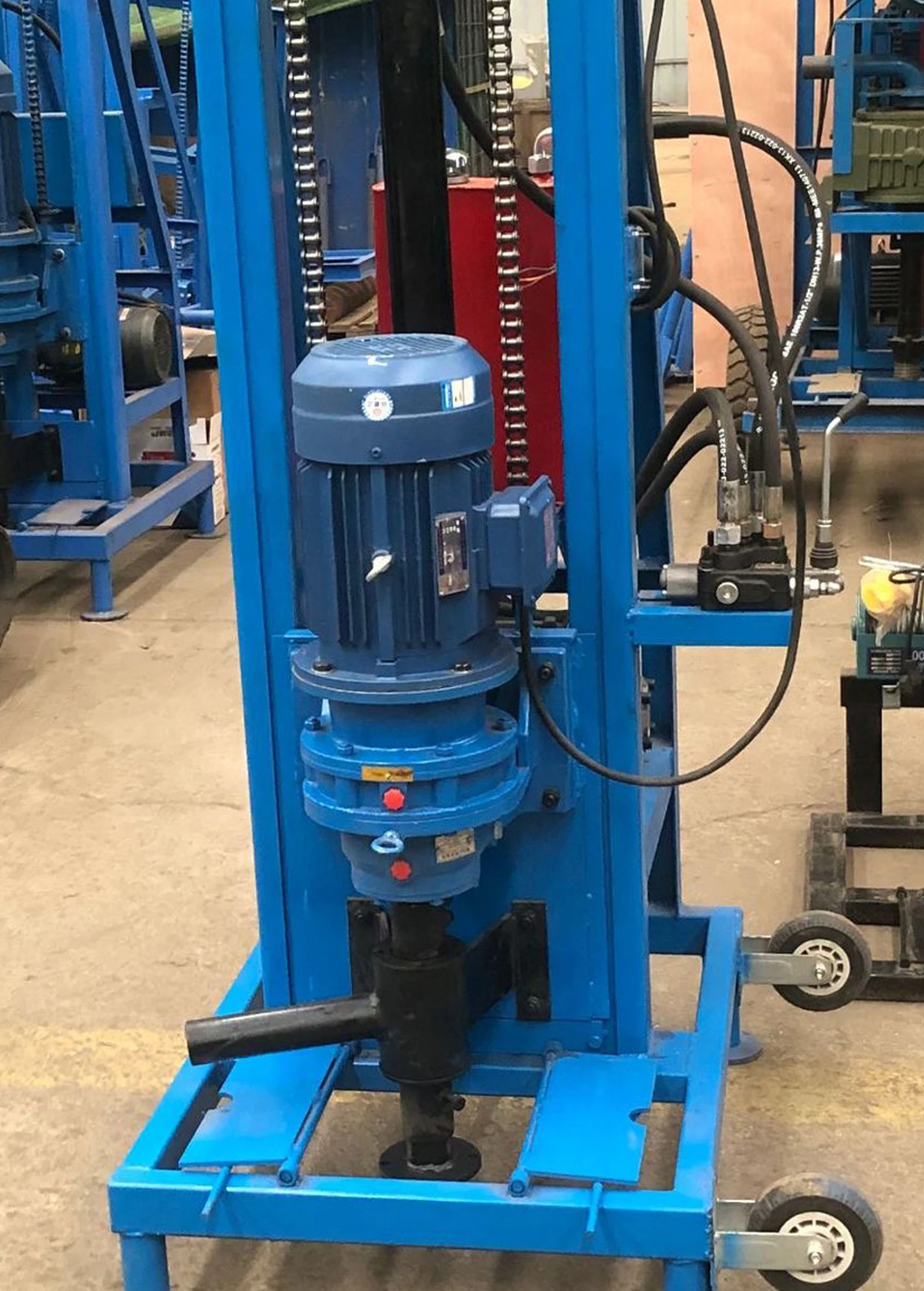 100m Electro-hydraulic Height-adjustable Deepwater Rock Drilling Rig Is ...