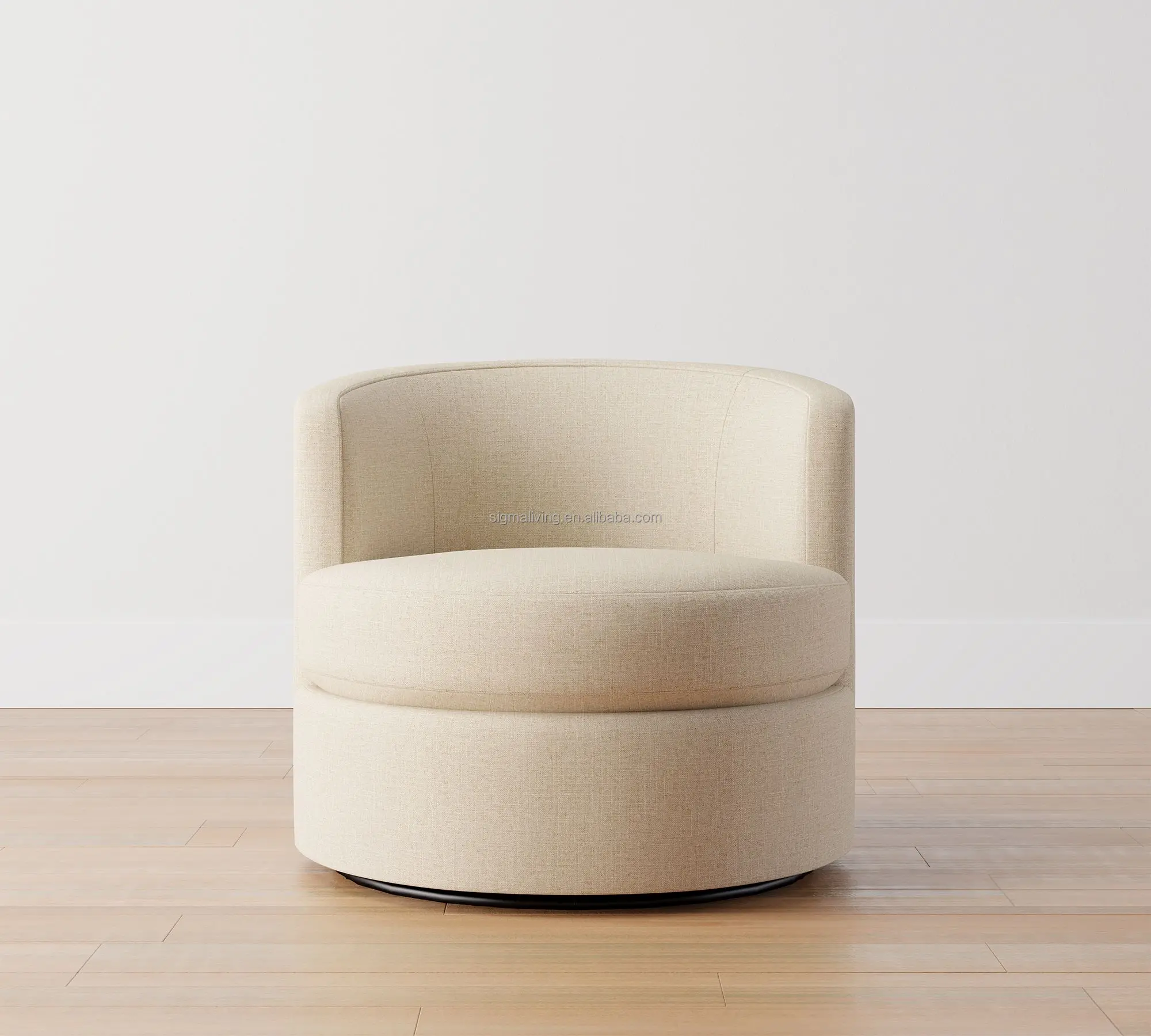 armchair for living room upholstered swivel armchair