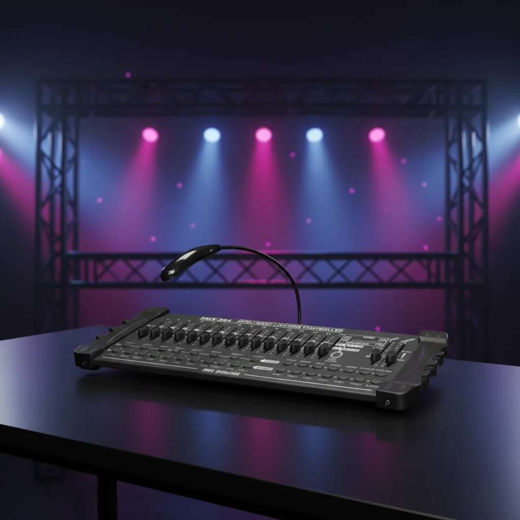 DMX 384B Stage Light Controller - 384 DMX Dimmer Console for
