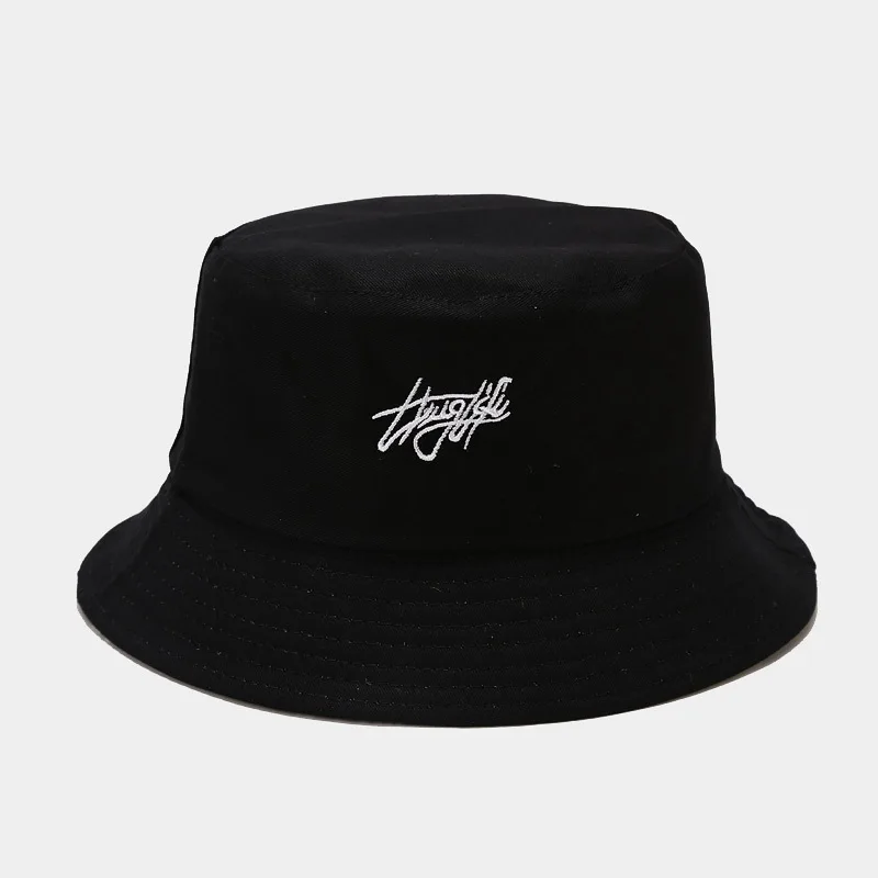 Thug Life Fashion Design Custom Logo All Over Printed and Embroidered Reversible Chapeau Bob Fisherman Bucket Hat