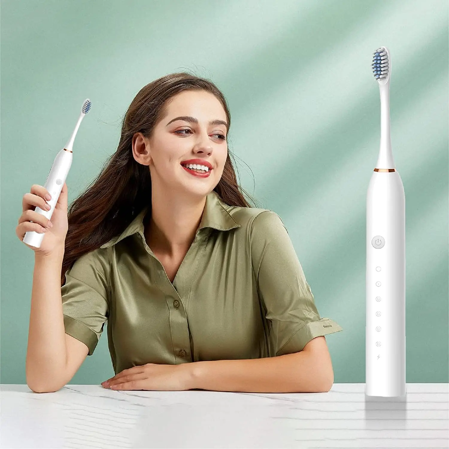Electric Toothbrushes Usb Rechargeable Ultrasonic Tooth Brush With 4