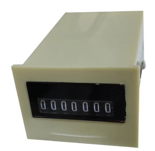 Оптовая Продажа с фабрики 220 В 7-значный счетчик пластиковый Электрический импульсных машин в топливном дозаторе