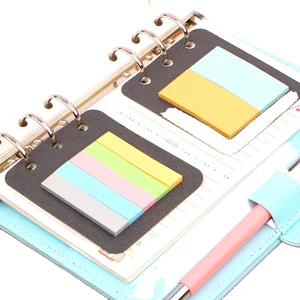 A5 & A6 Spiral Notebook Cover Loose-Leaf Binding Diary Coil Ring Binder Planner Filler Paper Receive Bag Card Storage