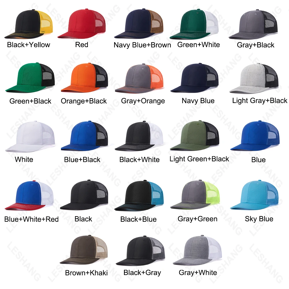 Custom Logo Classic Mesh Hat Factory Adjustable Plain Richardson 112 ...