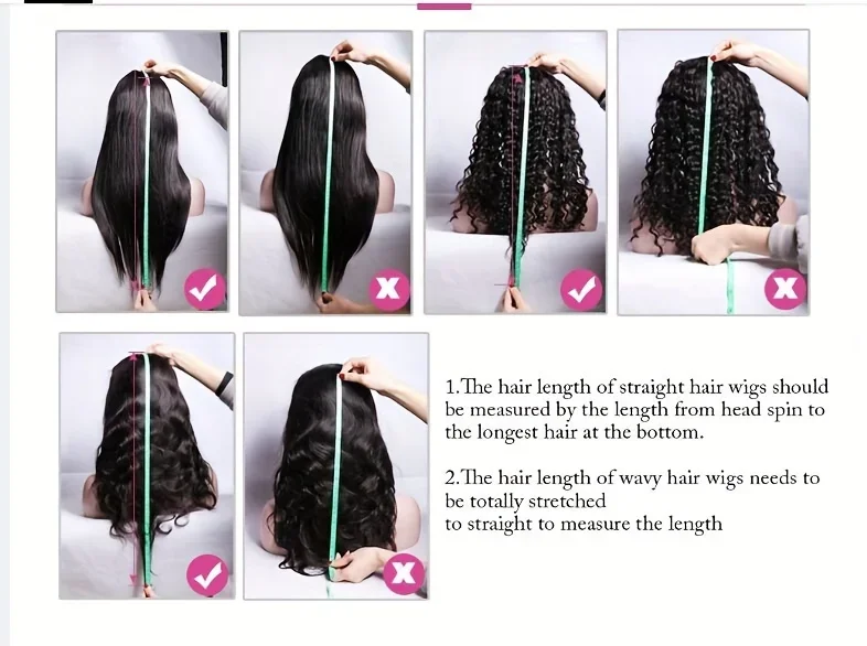 Echt-haar Lace Front Perücke Bone Straight Vorgezupft 200 Prozent_voghion.com