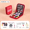 65-piece set with dragon and phoenix scissors in red for X'mas