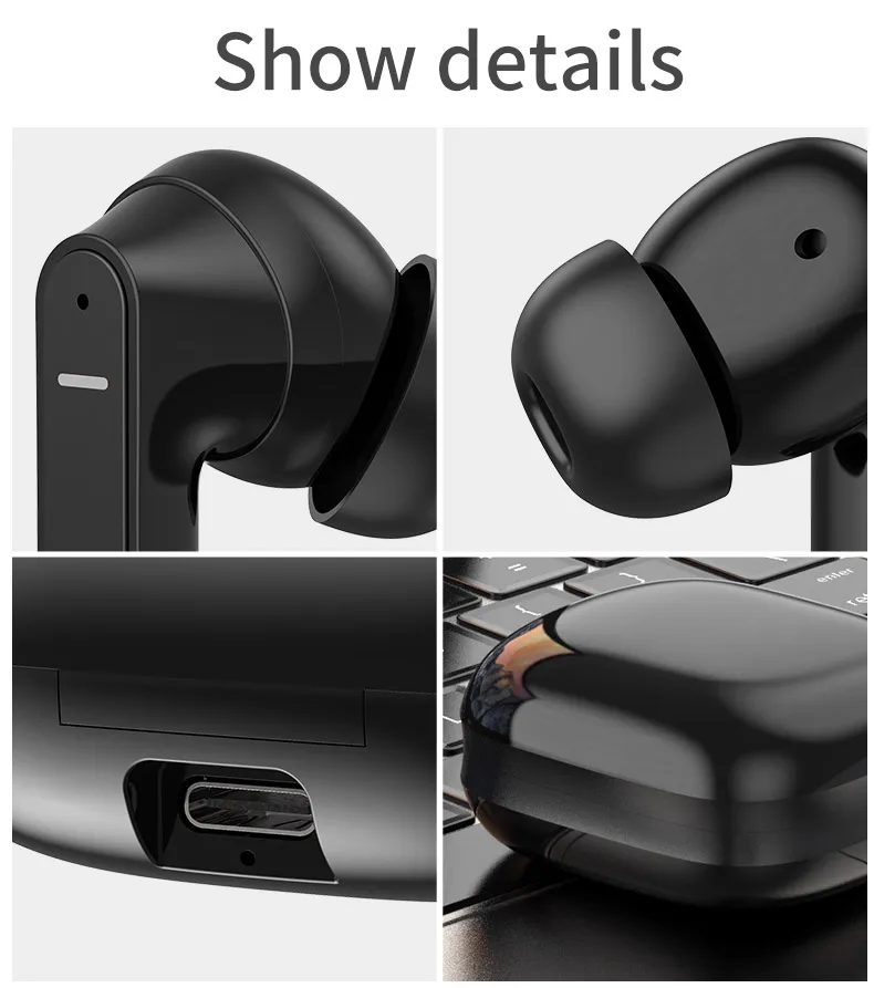 M11 ANC ENC call noise reduction Headphone 120 hours long battery life TWS Earphone HiFi Stereo Gaming Wireless Earbuds - ANKUX.COM
