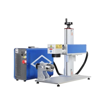 30W Split Fiber Laser Marking Engraving Machine with 6.9” x 6.9” Working Area