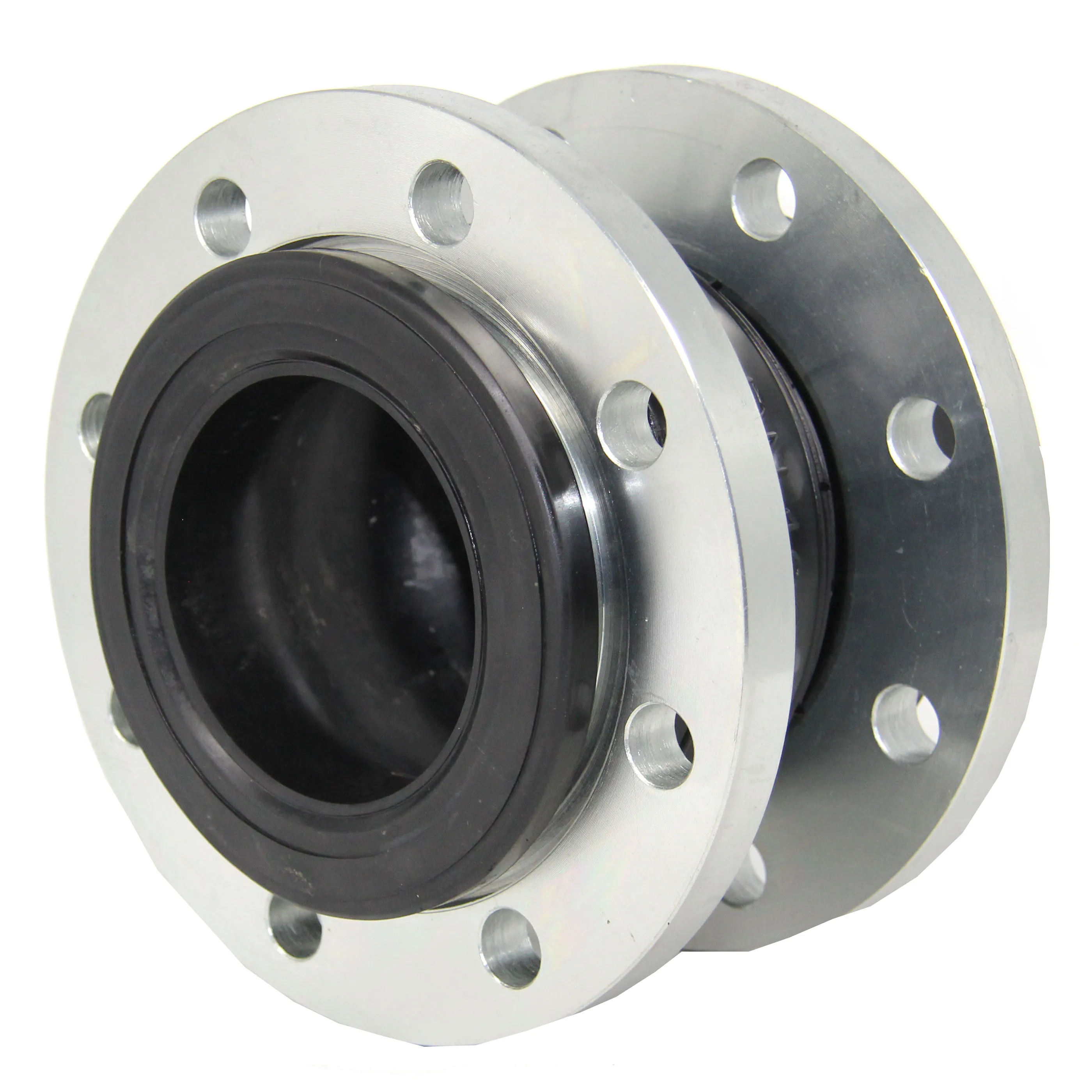 Flexible Pipe Coupling Joint Single Sphere Epdm Rubber Round Forged Rubber Flexible Joint Universal Flange Adaptor 400