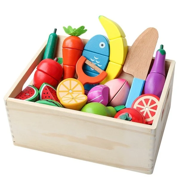 wooden veg toys