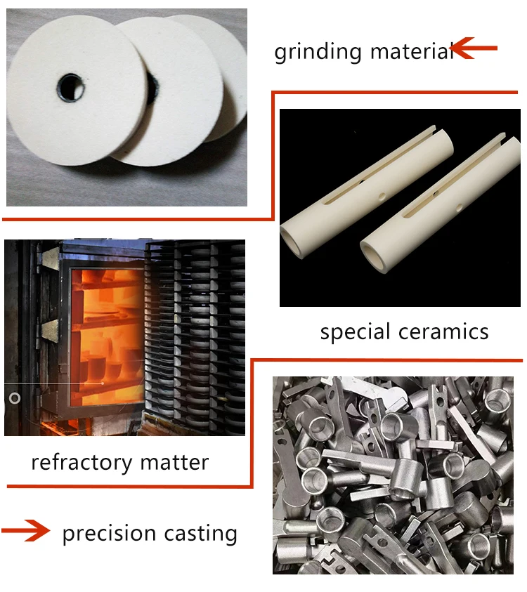 연마 및 연삭 백색 용융 알루미나 WFA 백색 알루미늄 산화물 내화물용 -5-