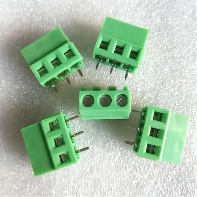 HS128   2P 3p  Positions 5.0mm PitchPCB Mount Screw Terminal Block