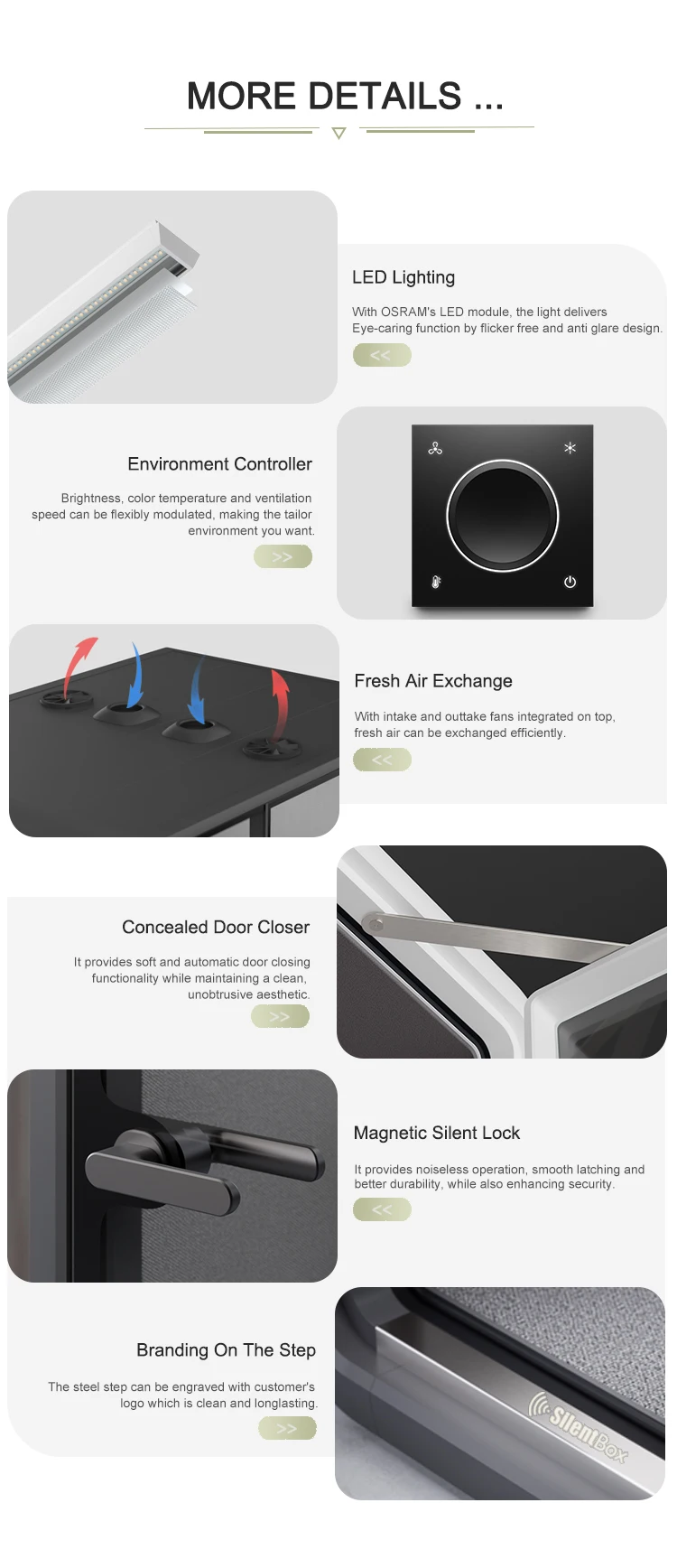 Modular Movable Office Phone Booth with Easy Installation for Private Meetings