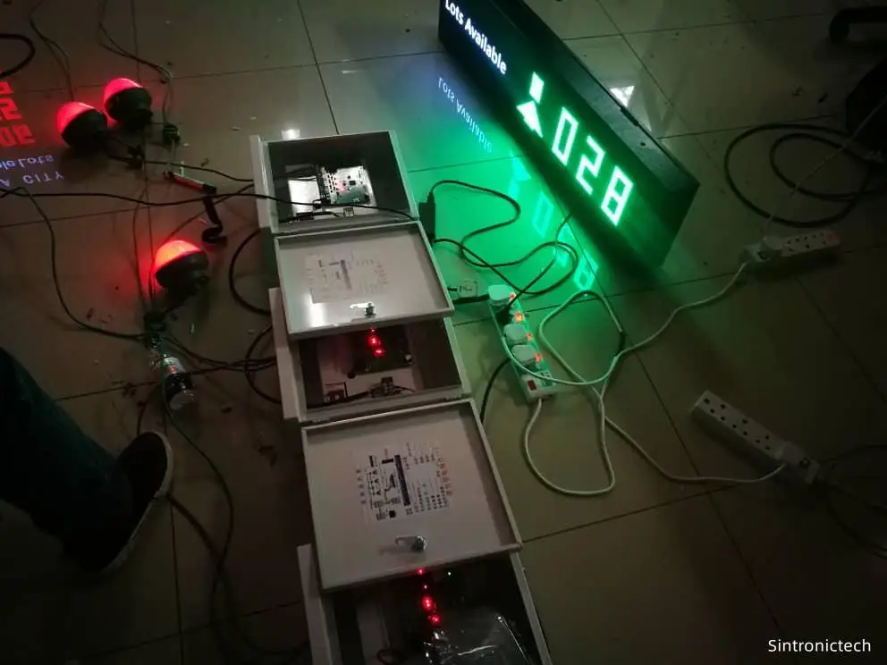 Сплит ультразвуковой Парковочное пространство система наведения индикатор СВЕТОДИОДНЫЙ