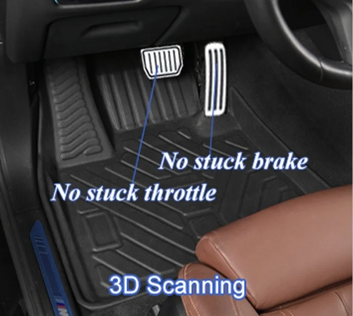 Оптовая продажа отличное качество и разумная цена 3D Автомобильные напольные коврики экологически чистые из термопластика набор для фьюжн 13-20