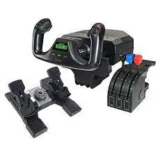 Logitech Flight Yoke System Logitech G Saitek Pro Flight Simulator Yoke ...