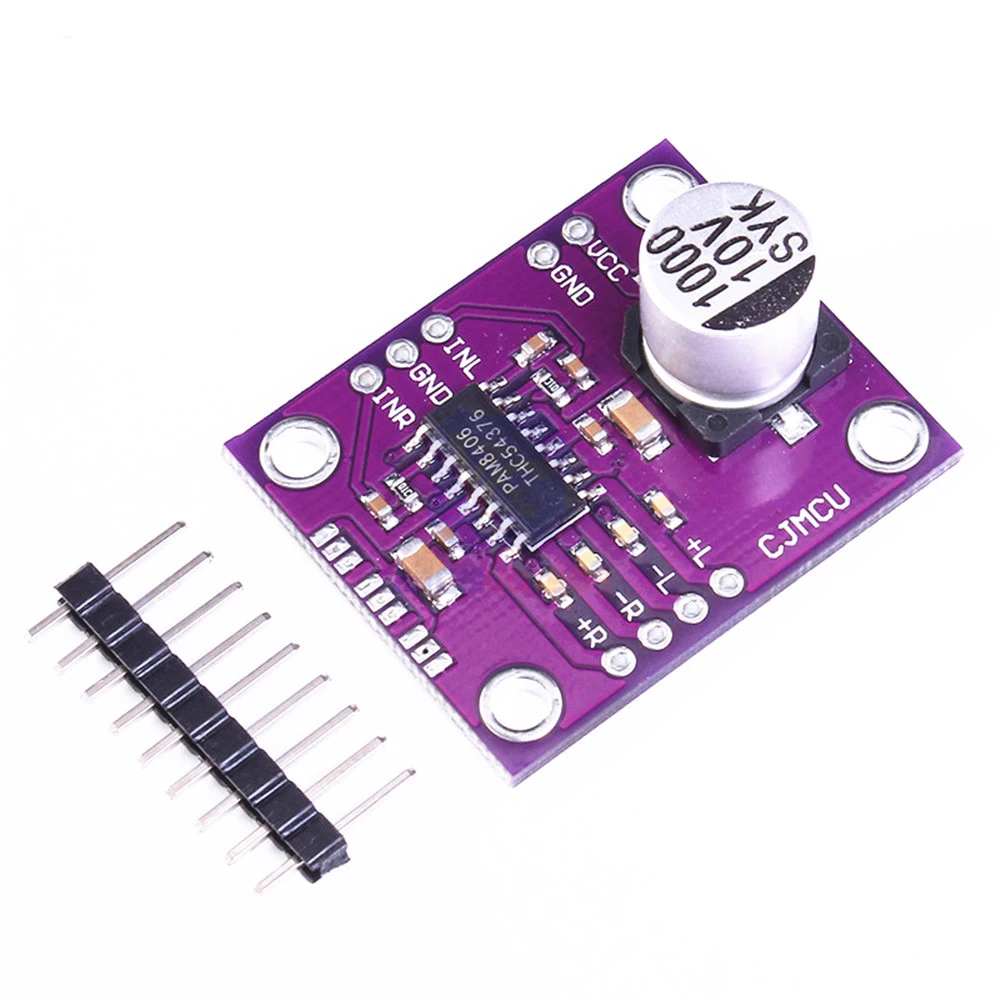 cjmcu-8406 pam8406无干扰立体声d类音频功放模块开发板/wifi模块开发