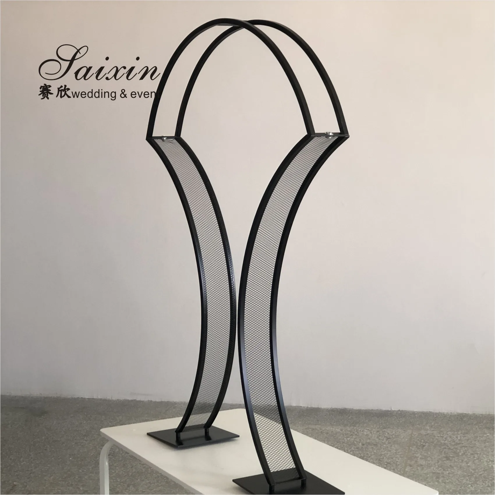 ZT-453G Wedding Gold Metal Centerpiece - High Table Decor