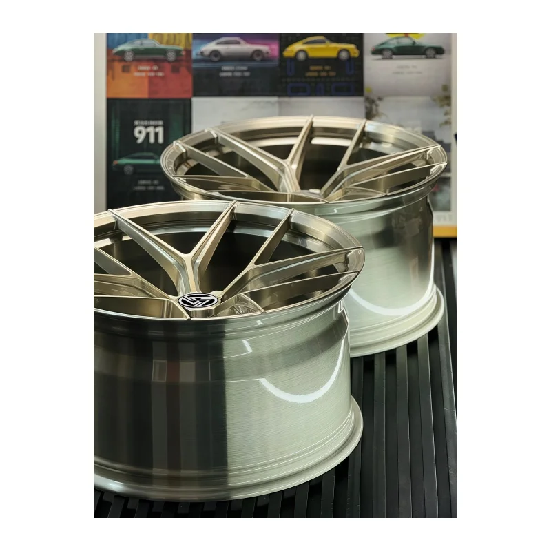 XINLAI Custom Deep Concave Brushed 1-Piece 18 19 20 21 22 Inch 5x114.3 5x108 5x120 Forged Wheels for BMW Audi Infiniti Mercedes - Image 1