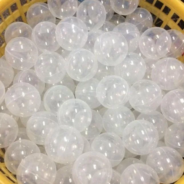 Jumbo 3.15" 1000PCS Soft Clear Plastic Pit Ball Transparent Balls 8cm 
