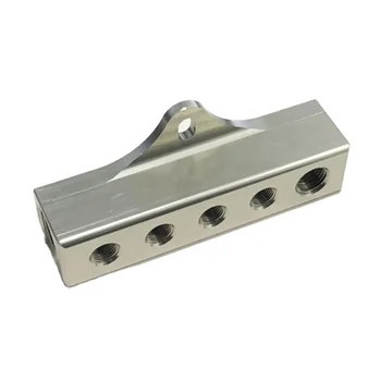 OEM Custom CNC Machined Aluminum Alloy Vacuum Distribution Block