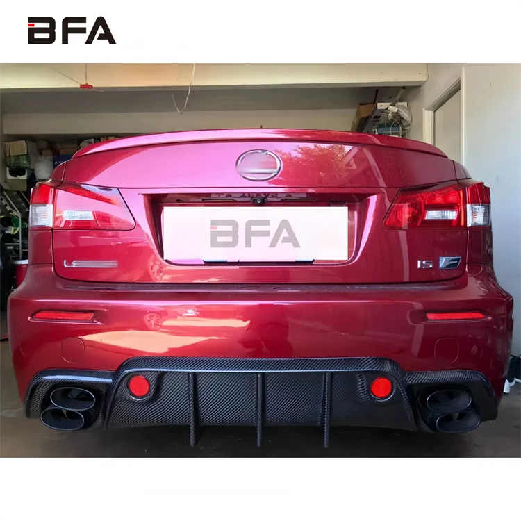 For 0612 Lexus Is250 Is300 Is350 Isf Upgraded Wdstyle Carbon Fiber Rear Lip Rear Bumper