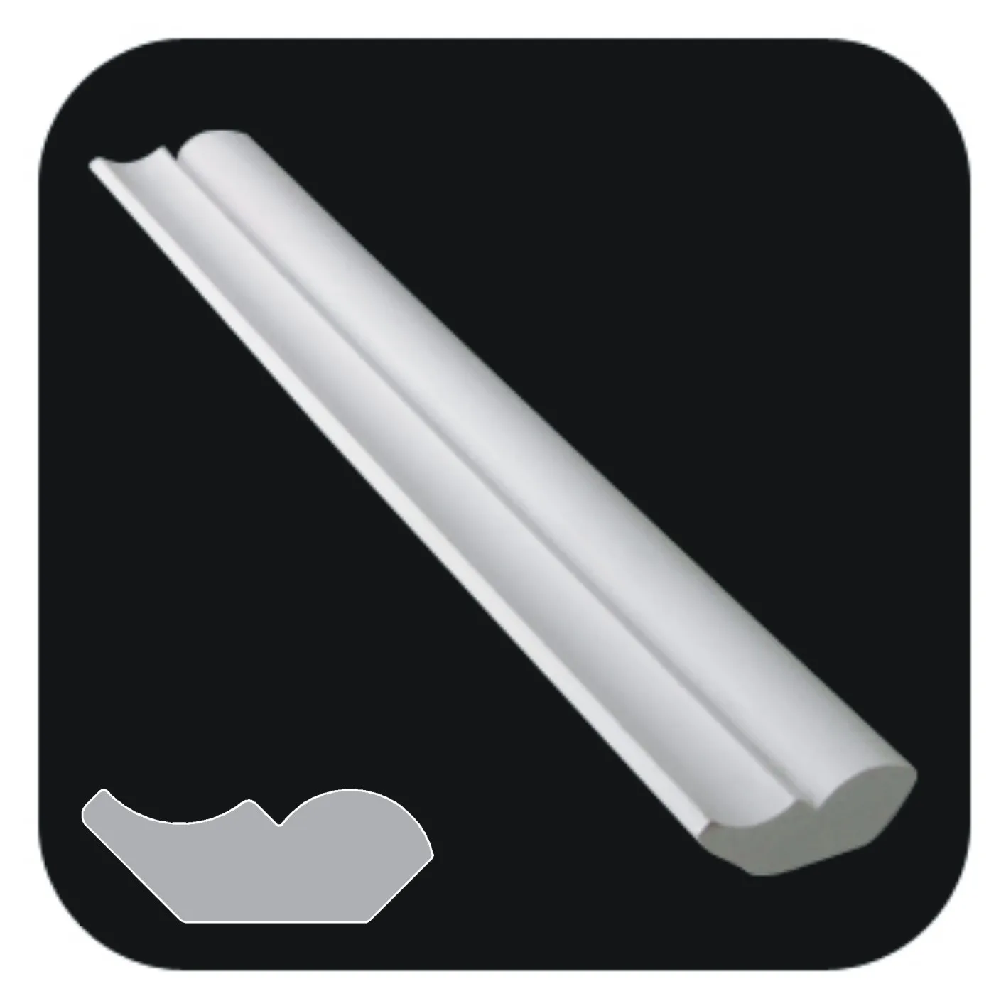 White Exterior/ Interior Vinyl Moulding Foamed Pvc Moulding Door Trim Casing Base Moulding Buy