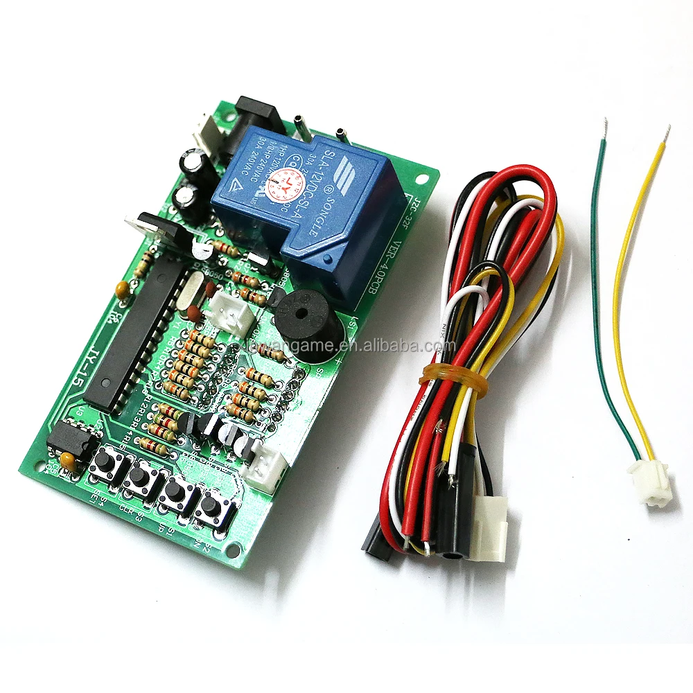 JY-15B Timer Coin Selector 12V Power Adapter Board Multi Coin Time Control Device Washing Machines Vending Arcades Arcade Games