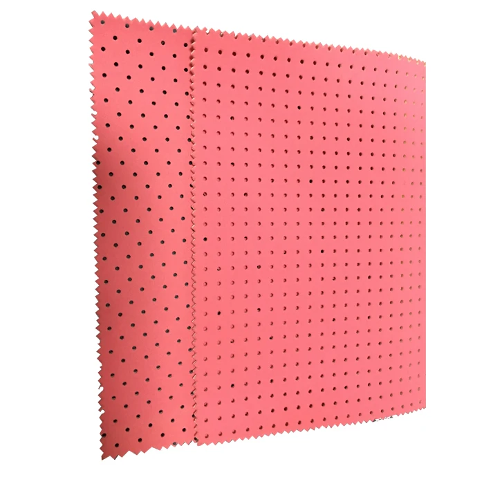 
 Белый перфорированный Неопреновый резиновый лист sbr материал 2 мм дышащий с бархатной и полиэфирной тканью  