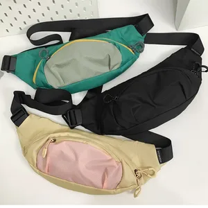 OEM Polyester Travel Chest Crossbody Fanny Pack Retro Outdoor Stylish Sport Waist Bag CustomizedBum Hip Belly Bag
