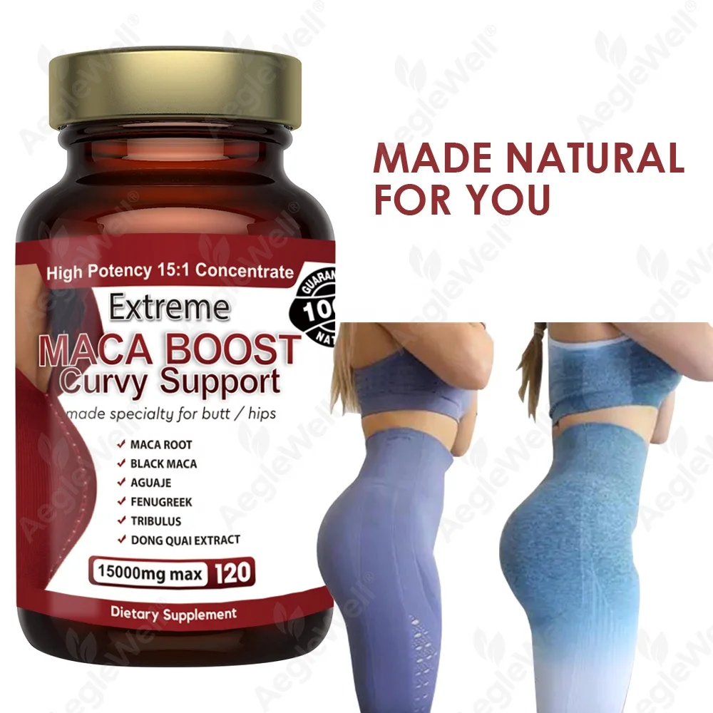 Private Maca Capsules Hip Enlargement  Power Energy Capsules  Provide Supplement Booster Strong Aegelwell Maca Pills Hip Lifting