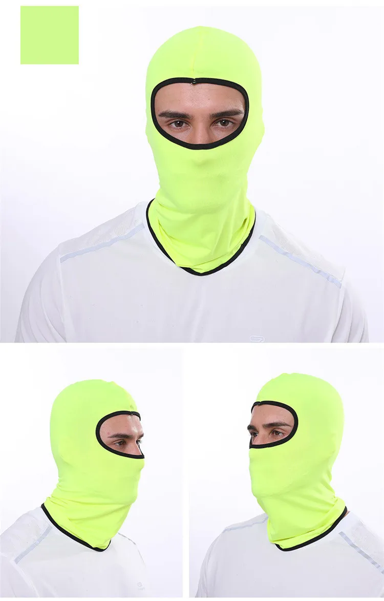 Cycling Cap Ski Full Face Cover Motorcycle Balaclava Hat Hood Neck Dustproof Winter Summer Fleece Covers Thermal Face Cover