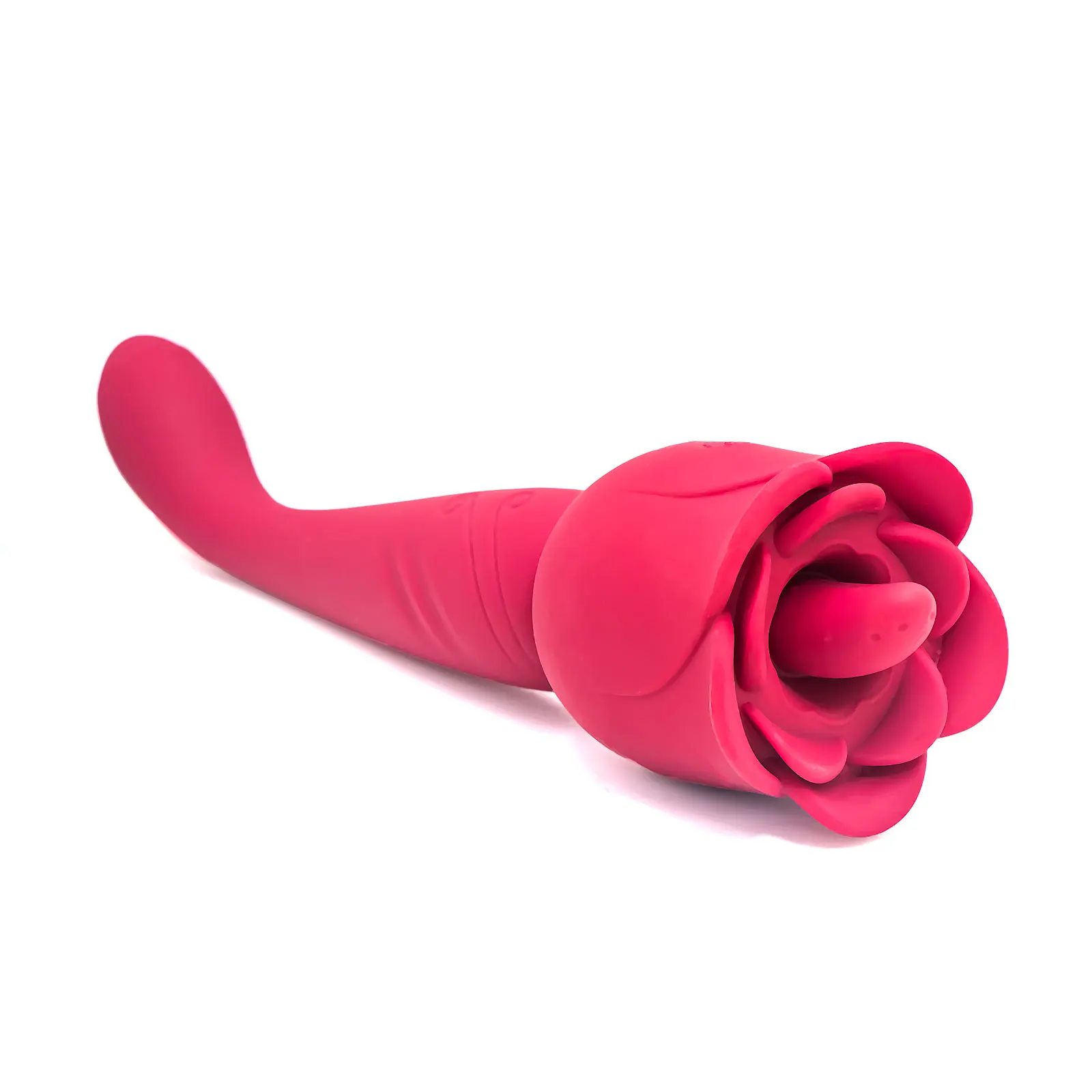 Manufacturer Wholesale Red Rose Sexy Vibrator Dildo Woman's Licking  Vibrator Toy