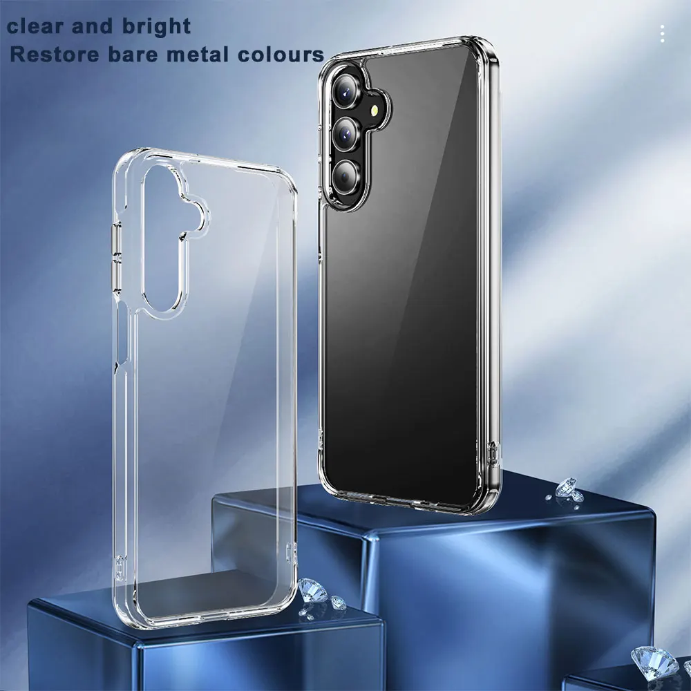 Laudtec Sjk954 Clear Phone Case Simple Business Cover Thin Shell Lightweight Bag Skin Friendly Tpu Pc For Samsung A16 supplier