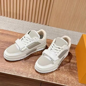 High Quality Unisex Sneakers Designer Luxury Famous Brand Logo PVC Upper PU Midsole Rubber Outsole