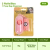 Rosa: 2 rollos+dispensador