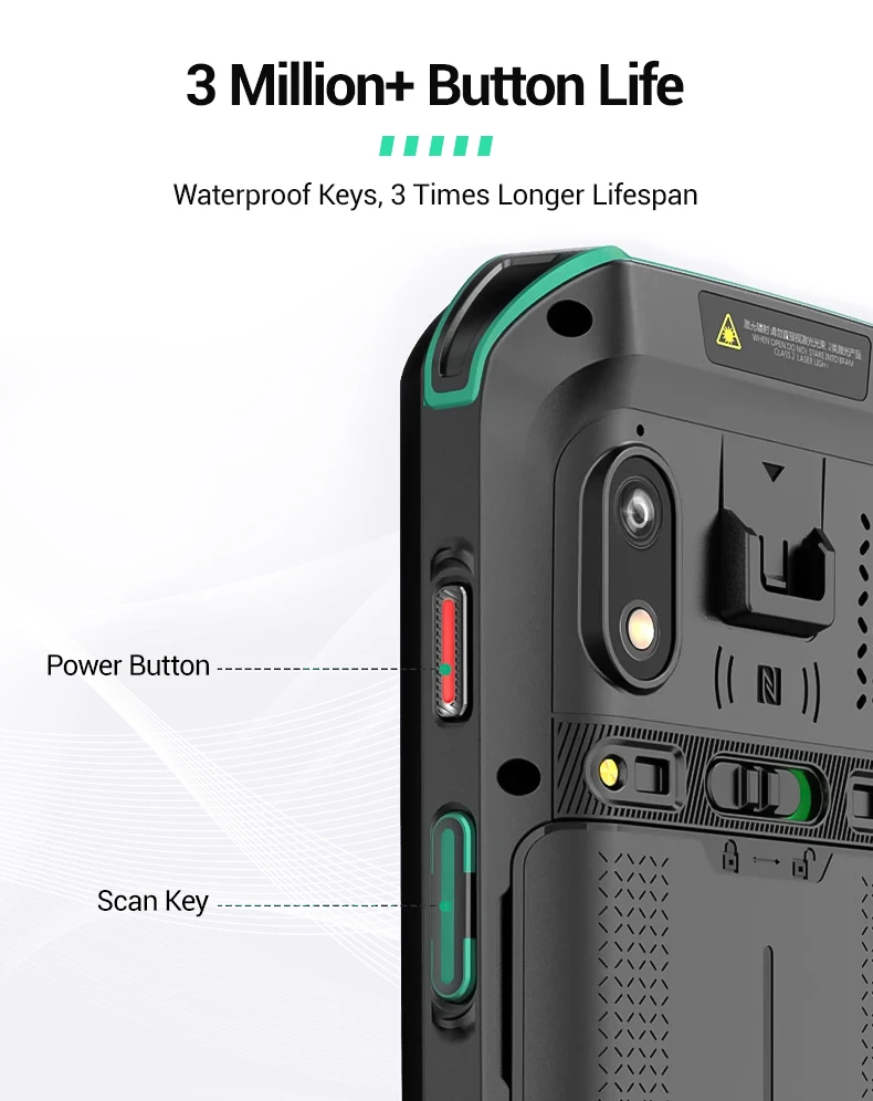 2022 New Android 11 Gms Ip68 Rugged Industrial Mobile Handheld Pda 1d