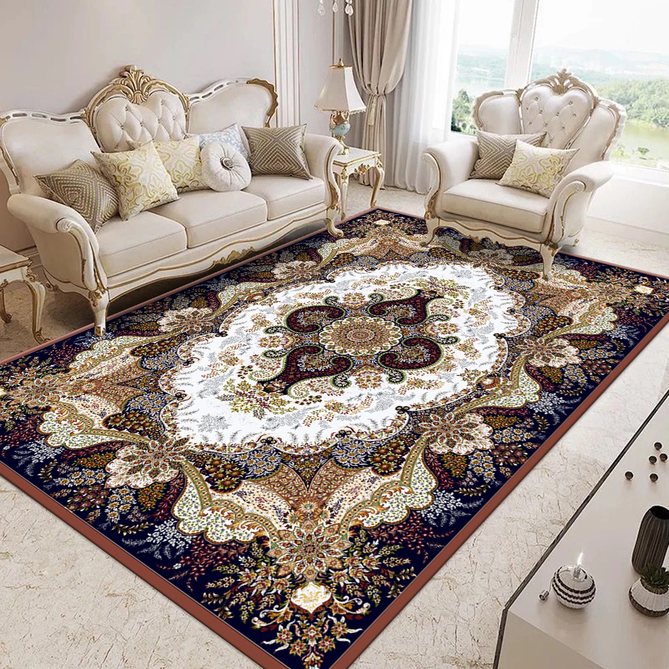 Home Decoration Custom Printed Carpet Luxurious European 3d Floor ...