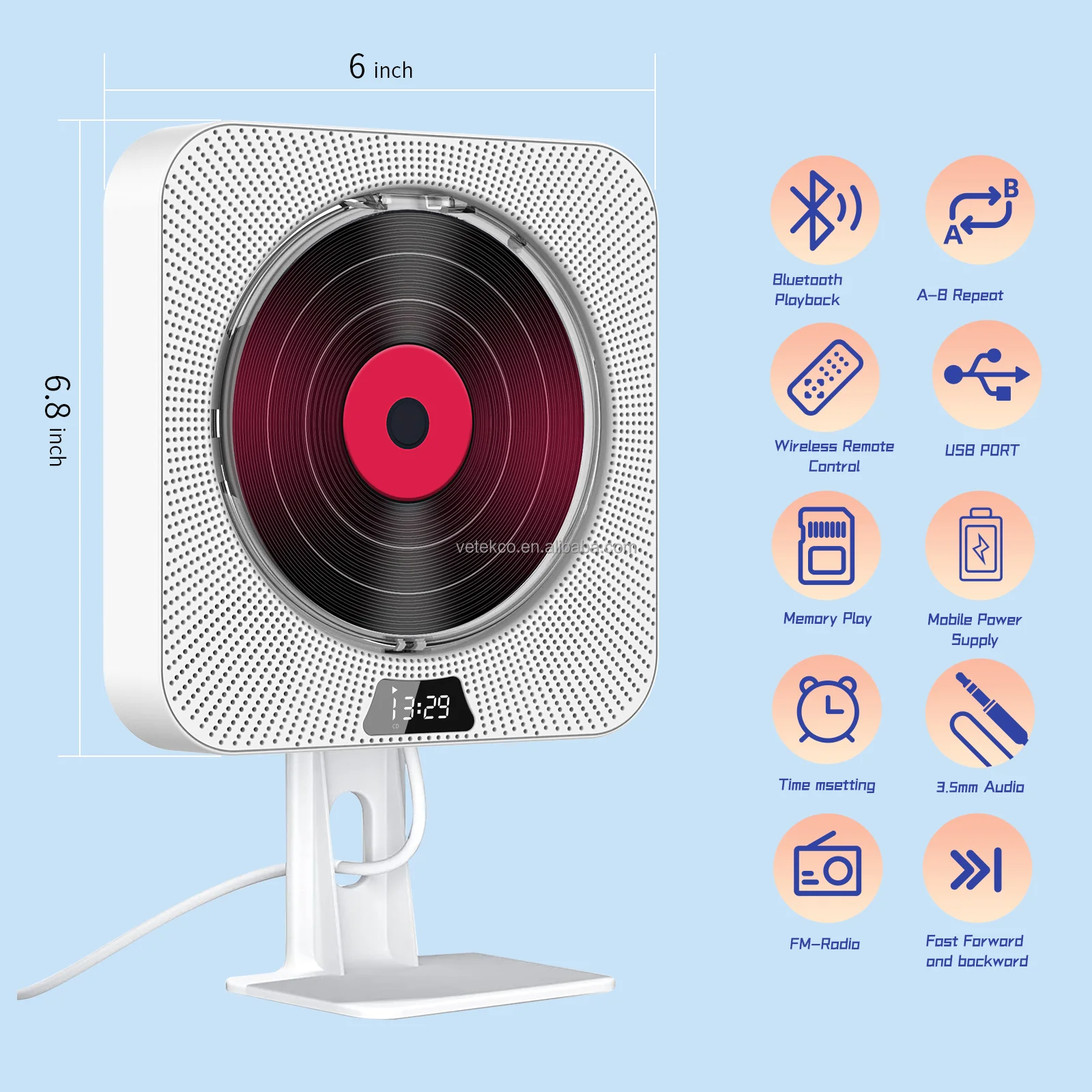NINM Lab Long Time No See CD Player Long Time No See Bluetooth 5.0